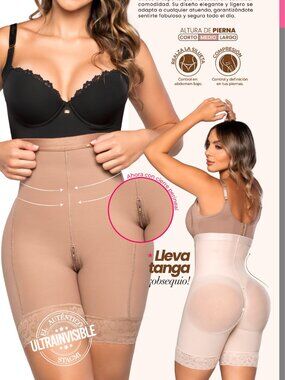 New w/ Tag Panty Stagmi Colombian SMI04004 La Discreta Shaper Tummy Butt Control